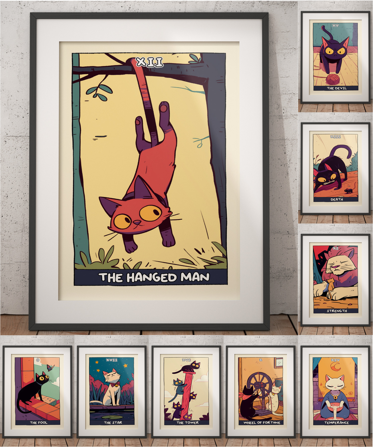 Itchio Tarot Cats